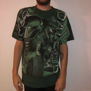 dale jr all over print vintage t shirt